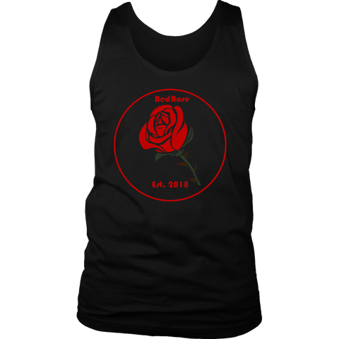 Red Rose Tank - Mens