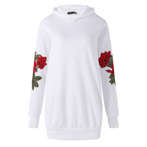 Red Rose Hoodie